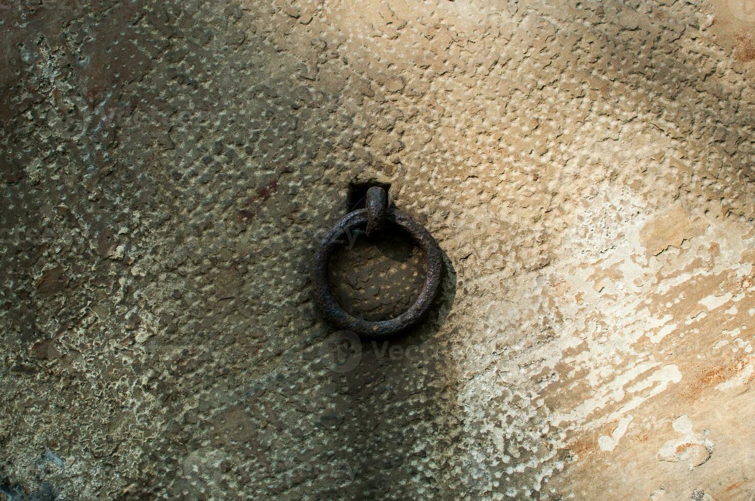 Gravestone with a ring photo