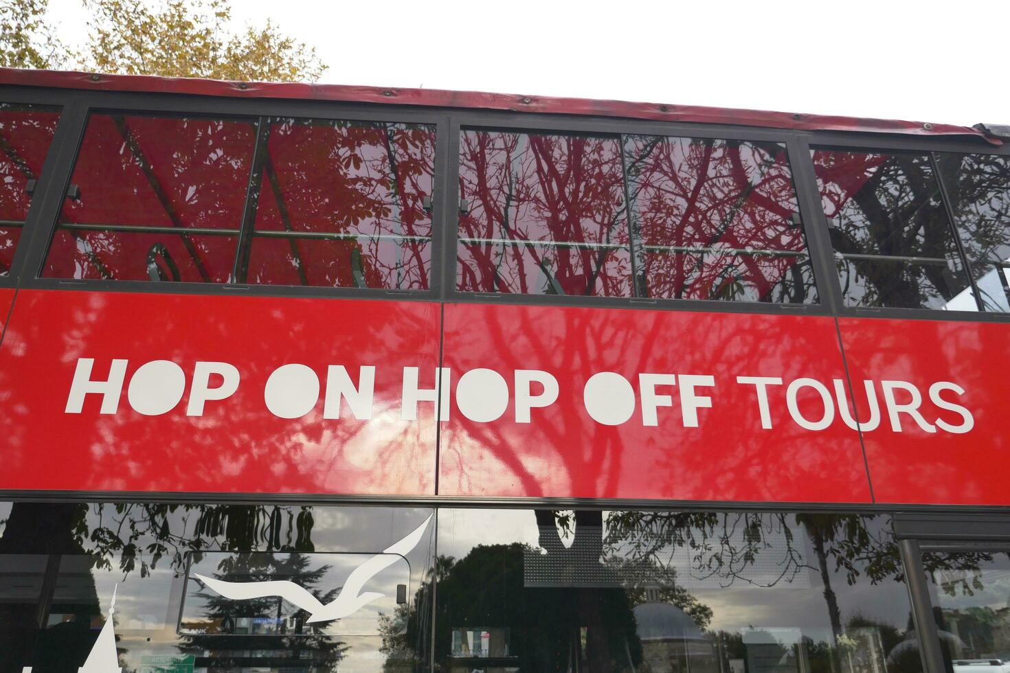 Istanbul Turkey 12 may 2023. Red Big Bus Double decker tourist Tour bus.. photo