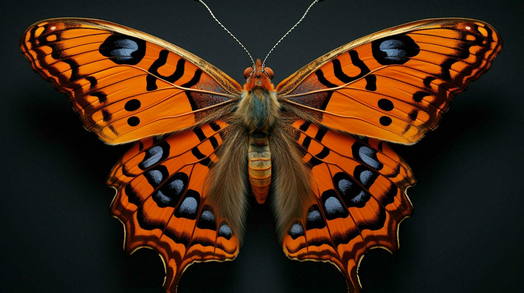 ai generado mariposa almirante mariposa foto