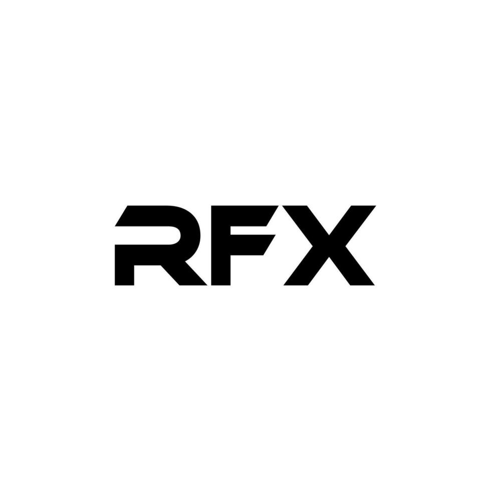 rfx letra logo diseño, inspiración para un único identidad. moderno elegancia y creativo diseño. filigrana tu éxito con el sorprendentes esta logo. vector