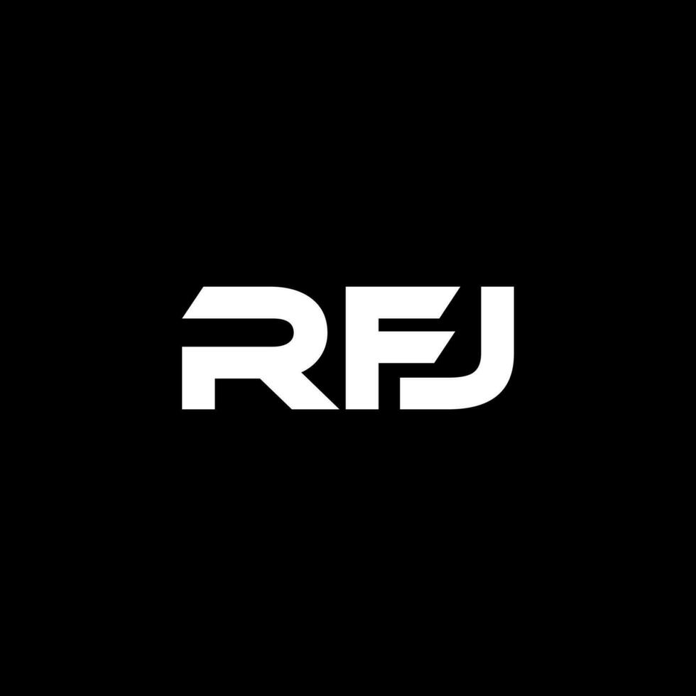 RFJ letra logo diseño, inspiración para un único identidad. moderno elegancia y creativo diseño. filigrana tu éxito con el sorprendentes esta logo. vector