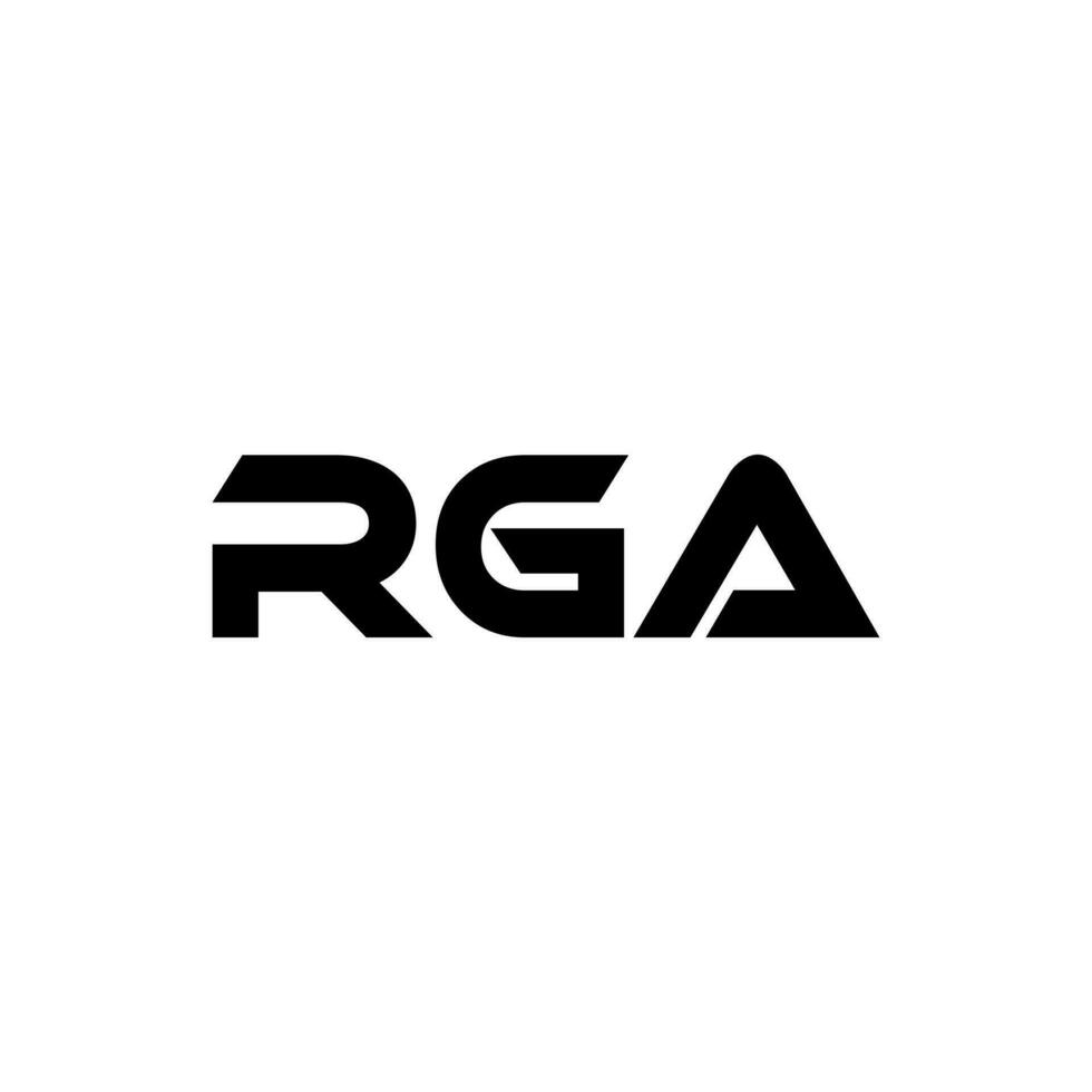 rga letra logo diseño, inspiración para un único identidad. moderno elegancia y creativo diseño. filigrana tu éxito con el sorprendentes esta logo. vector
