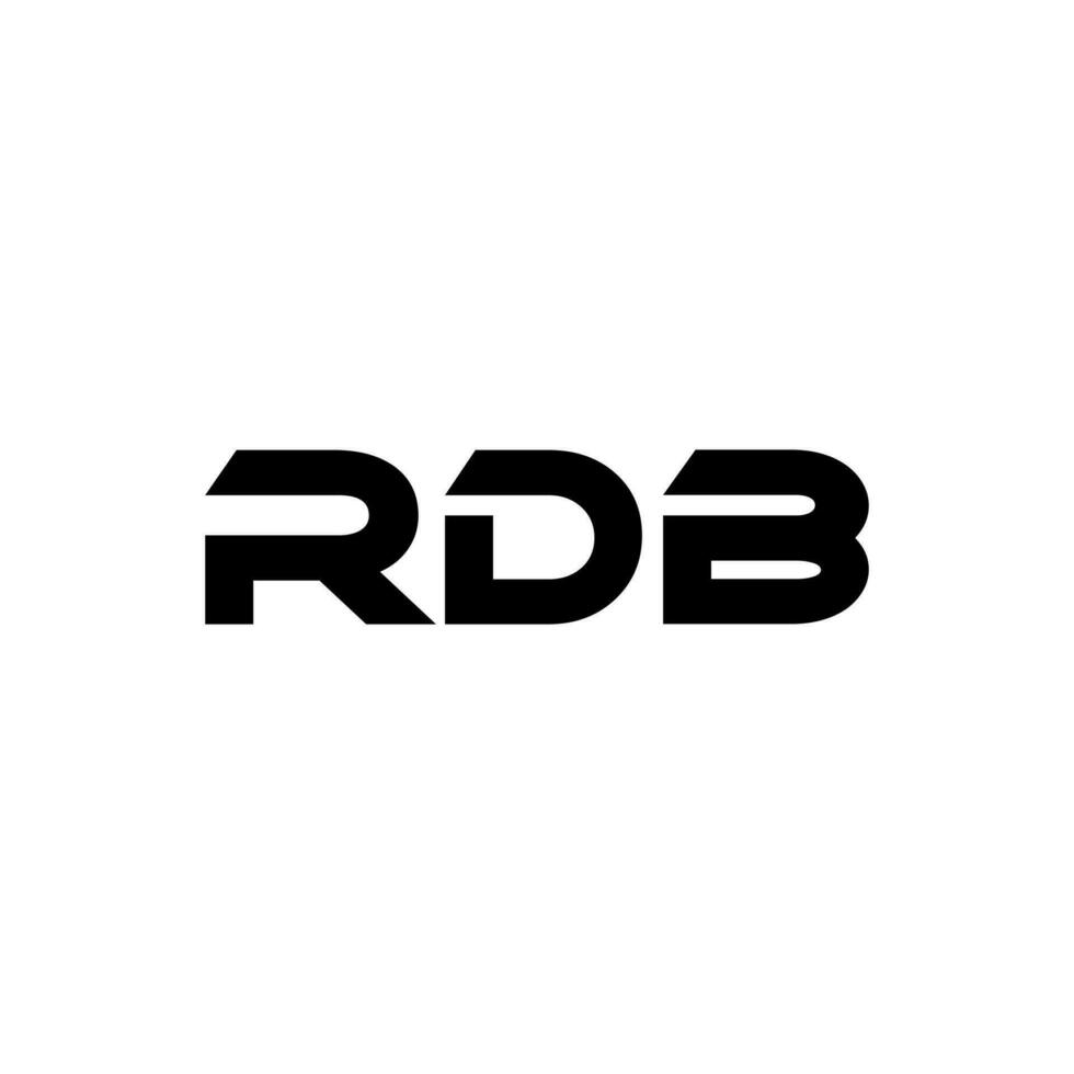 RDB Letter Logo Design, Inspiration for a Unique Identity. Modern Elegance and Creative Design. Watermark Your Success with the Striking this Logo. vector
