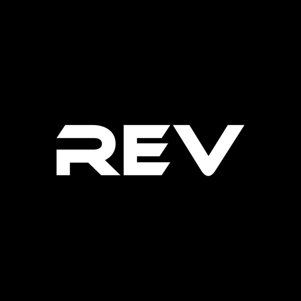 REV Letter Logo Design, Inspiration for a Unique Identity. Modern Elegance and Creative Design. Watermark Your Success with the Striking this Logo. vector