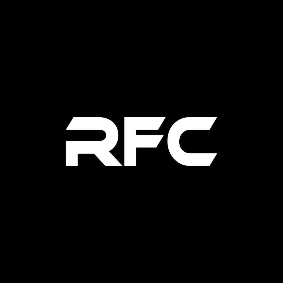 RFC Letter Logo Design, Inspiration for a Unique Identity. Modern Elegance and Creative Design. Watermark Your Success with the Striking this Logo. vector