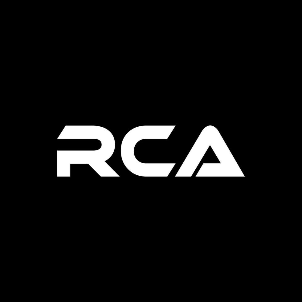 RCA Letter Logo Design, Inspiration for a Unique Identity. Modern Elegance and Creative Design. Watermark Your Success with the Striking this Logo. vector