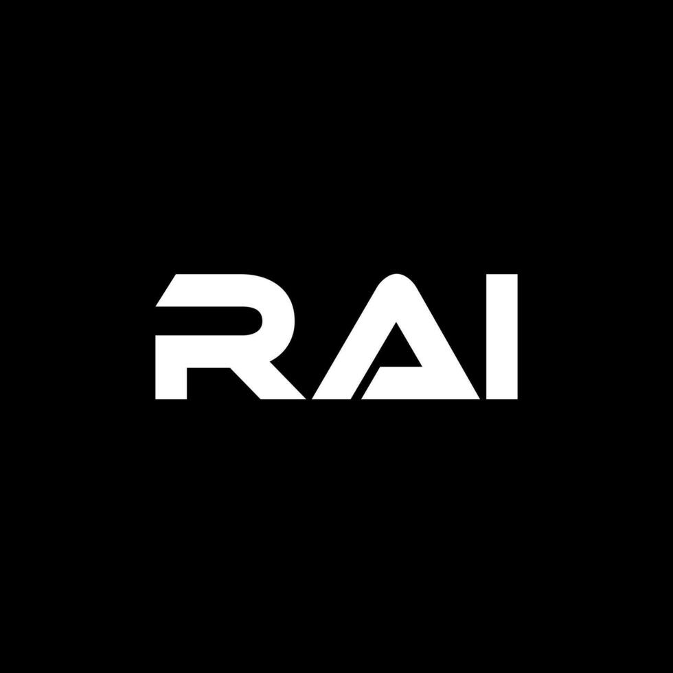 RAI Letter Logo Design, Inspiration for a Unique Identity. Modern Elegance and Creative Design. Watermark Your Success with the Striking this Logo. vector