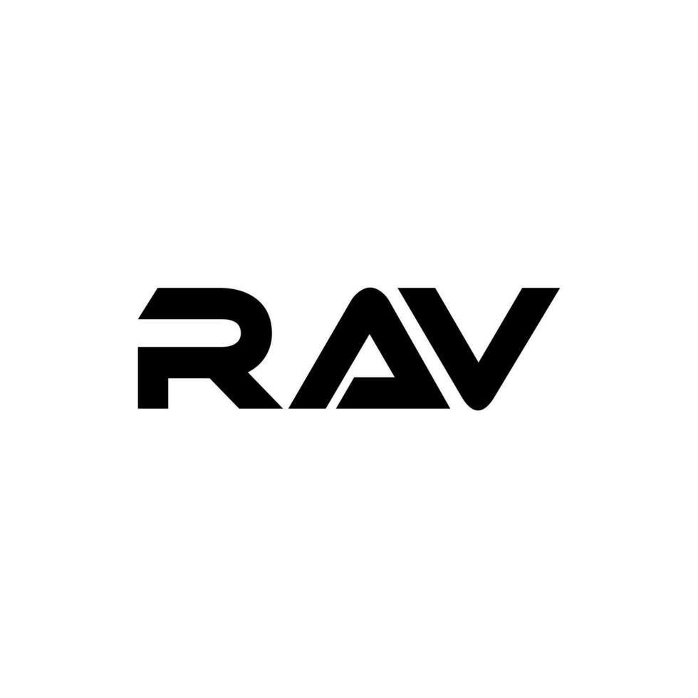 rav letra logo diseño, inspiración para un único identidad. moderno elegancia y creativo diseño. filigrana tu éxito con el sorprendentes esta logo. vector