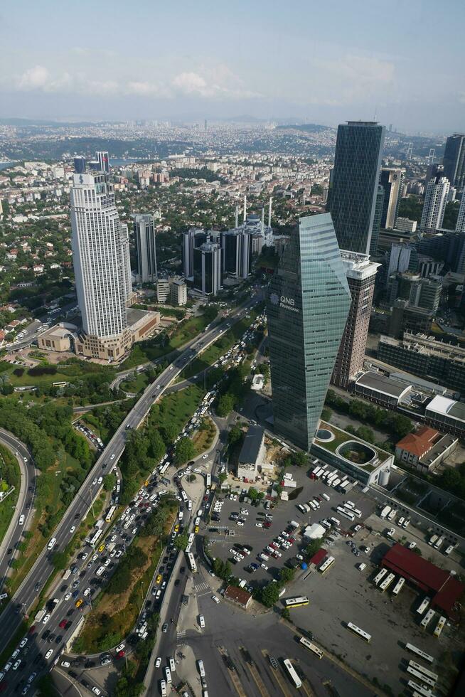 turkey istanbul 12 june 2023. QNB financial bank in sisli photo