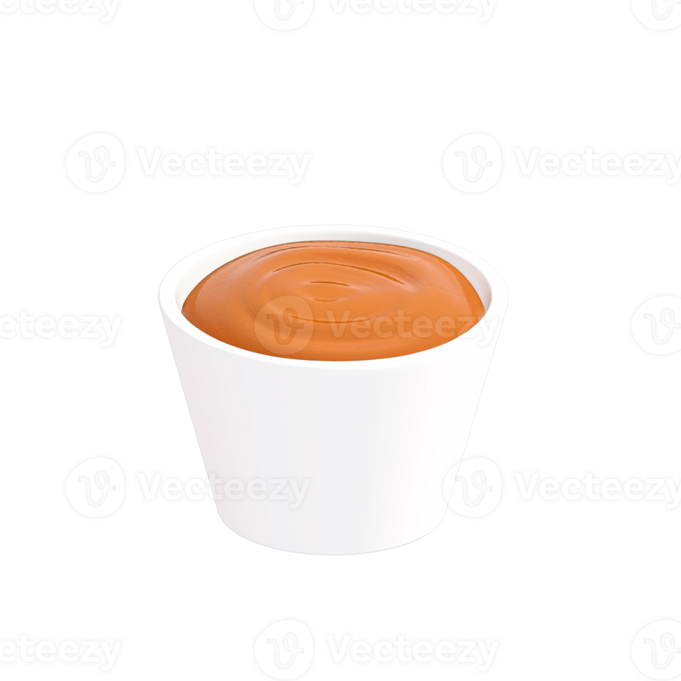 fast food menu 3d clipart, dip cheese sauce png