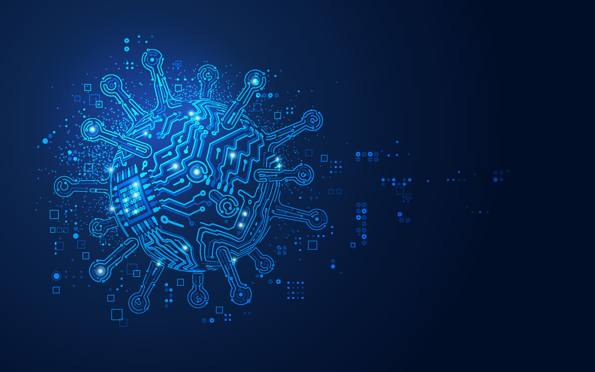 concepto de sintético virologo o artificial virus, gráfico de virus