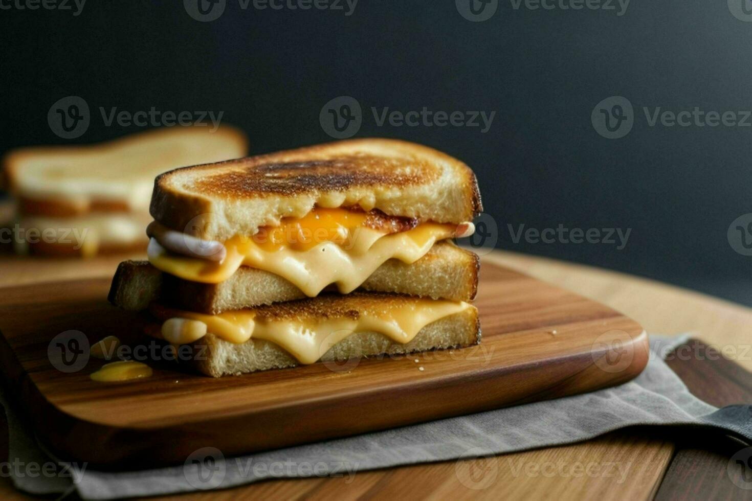 AI generated Grilled Cheese Sandwich. Pro Photo