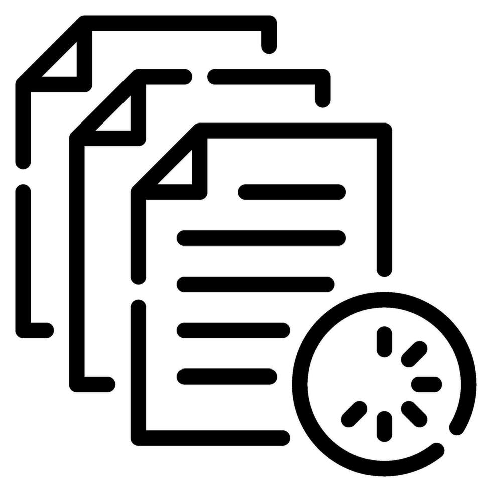 Load Document icon illustration vector