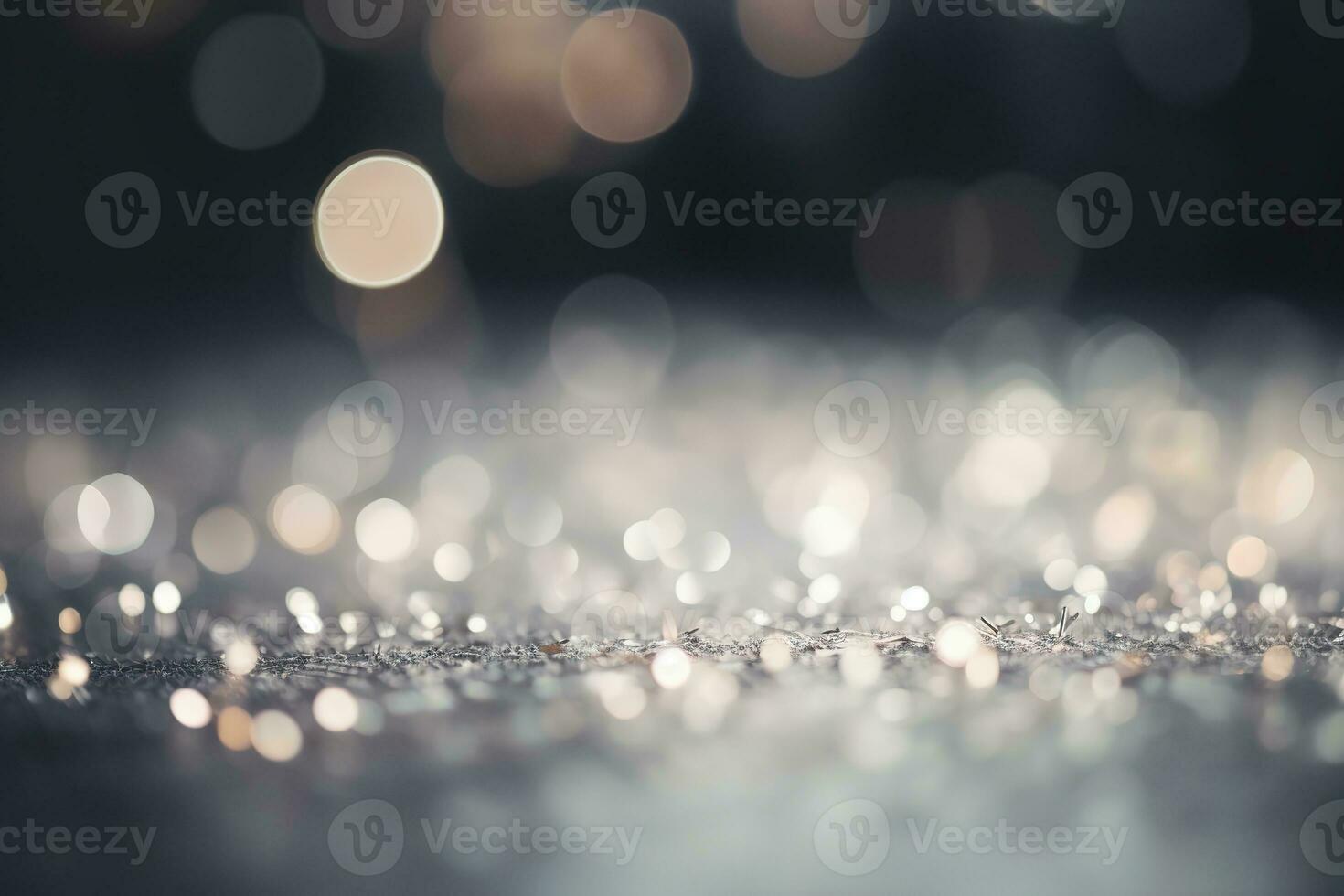 AI generated a blurry image of a shiny silver background photo