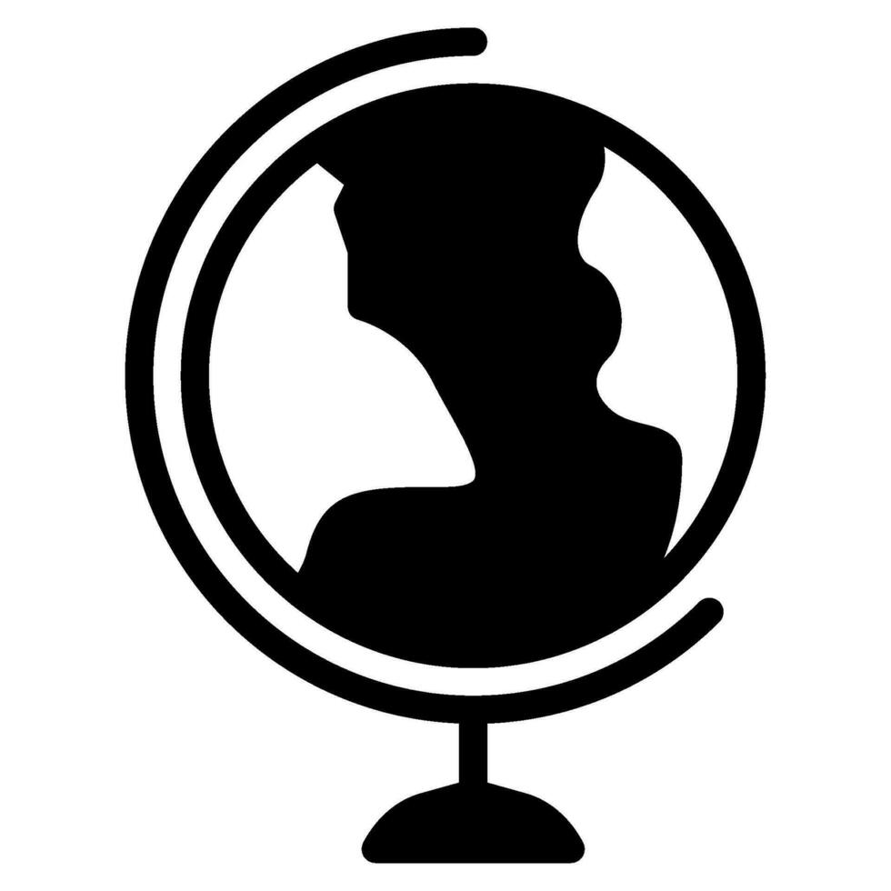Globe icon Illustration for web, app, infographic vector