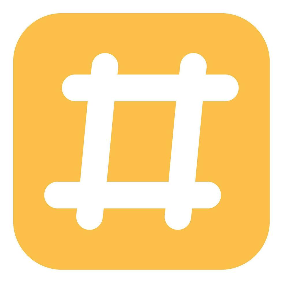 Hashtag icon Illustration for web, app, infographic vector