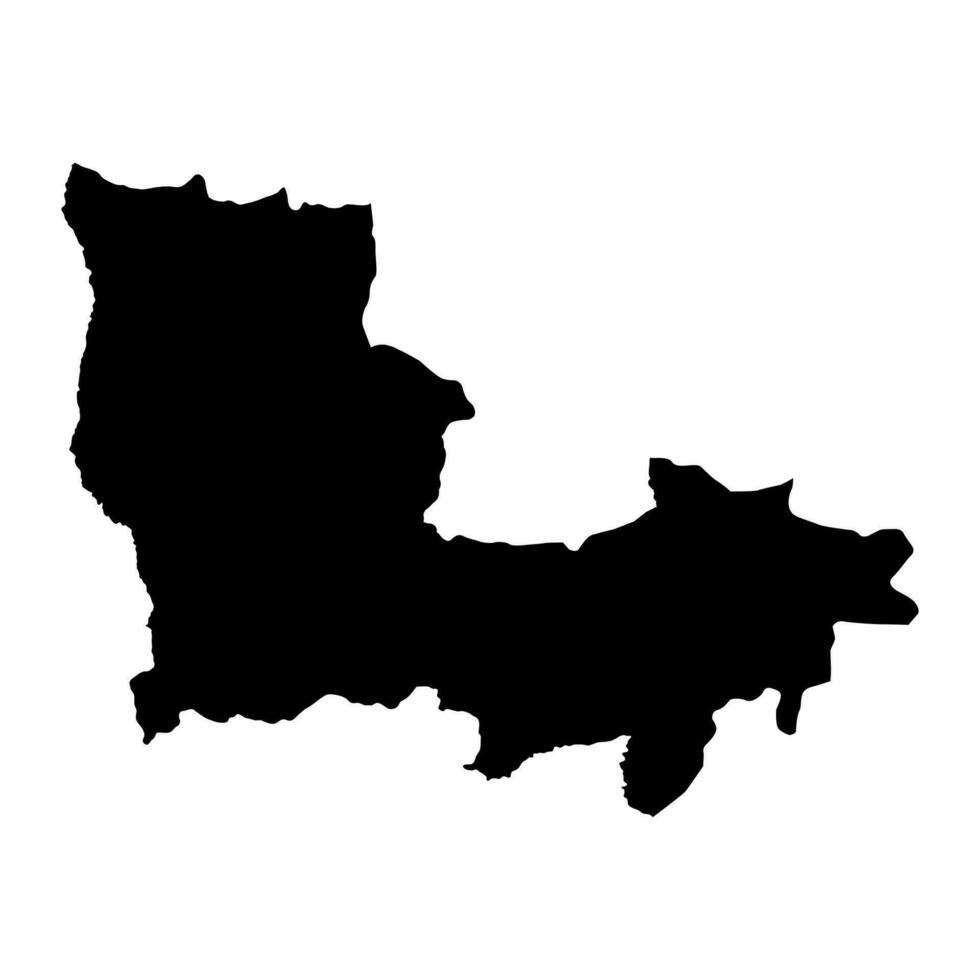 Lualaba province map, administrative division of Democratic Republic of the Congo. Vector illustration.