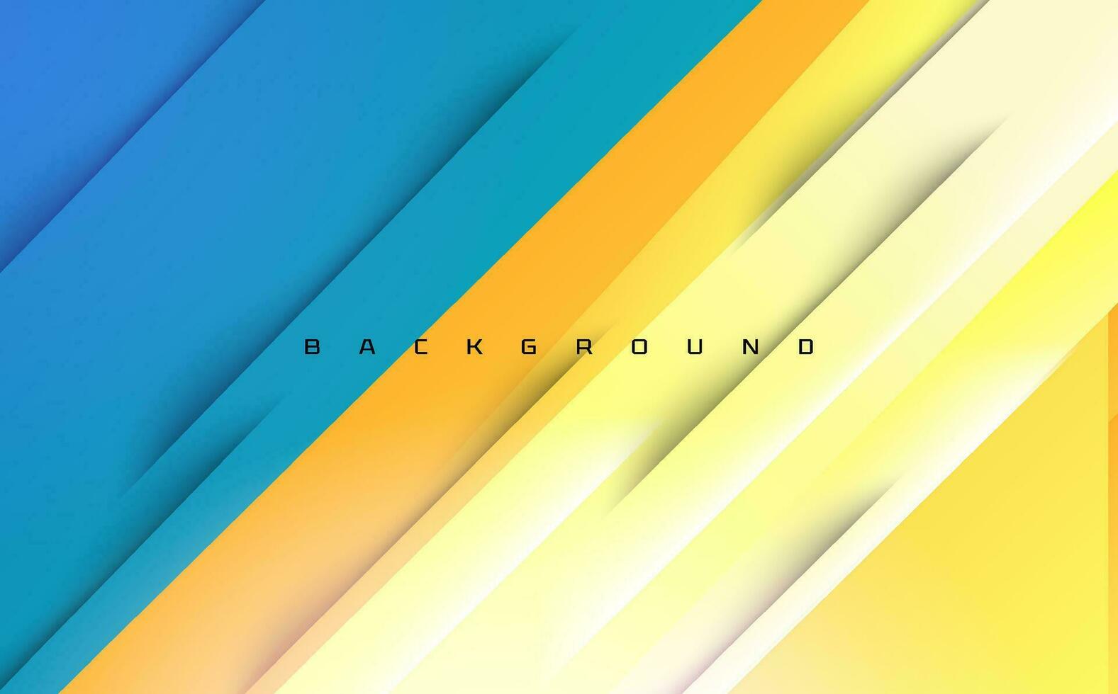 abstract blue orange yellow line futuristic vector background design