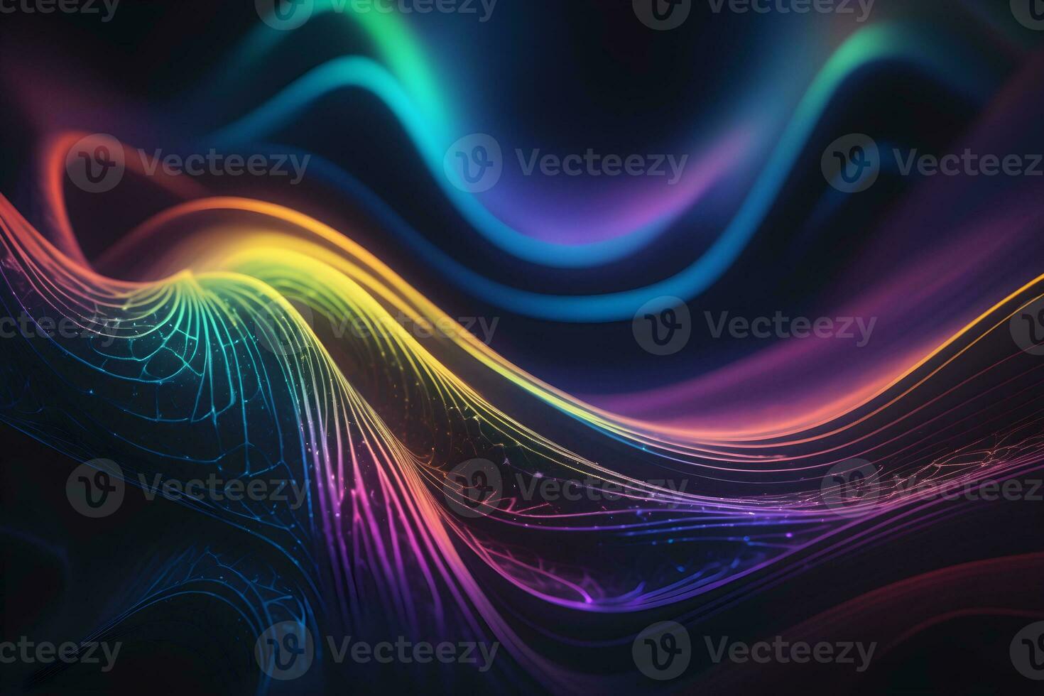 Neural Pattern Technology Background Ai Generative photo