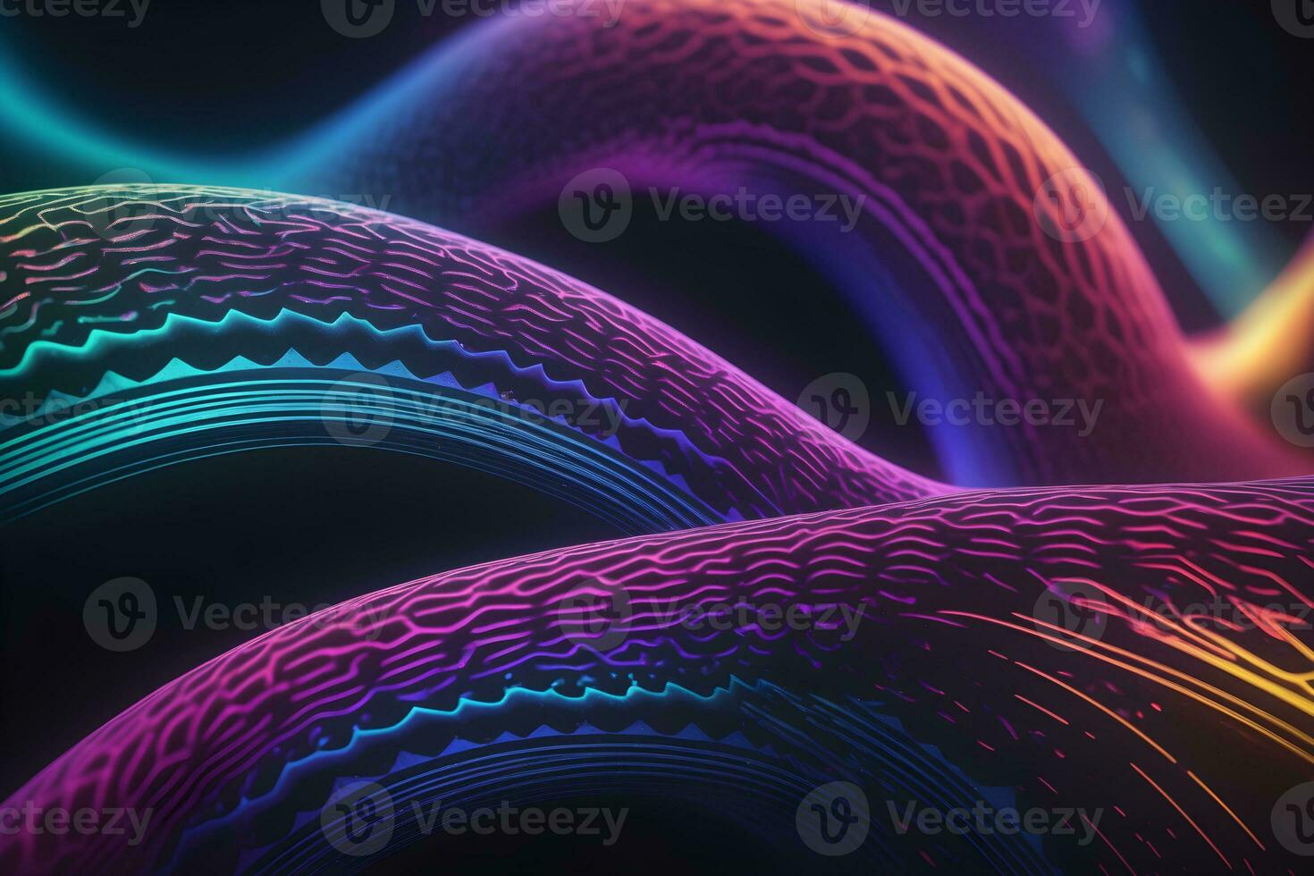 Neural Pattern Technology Background Ai Generative photo