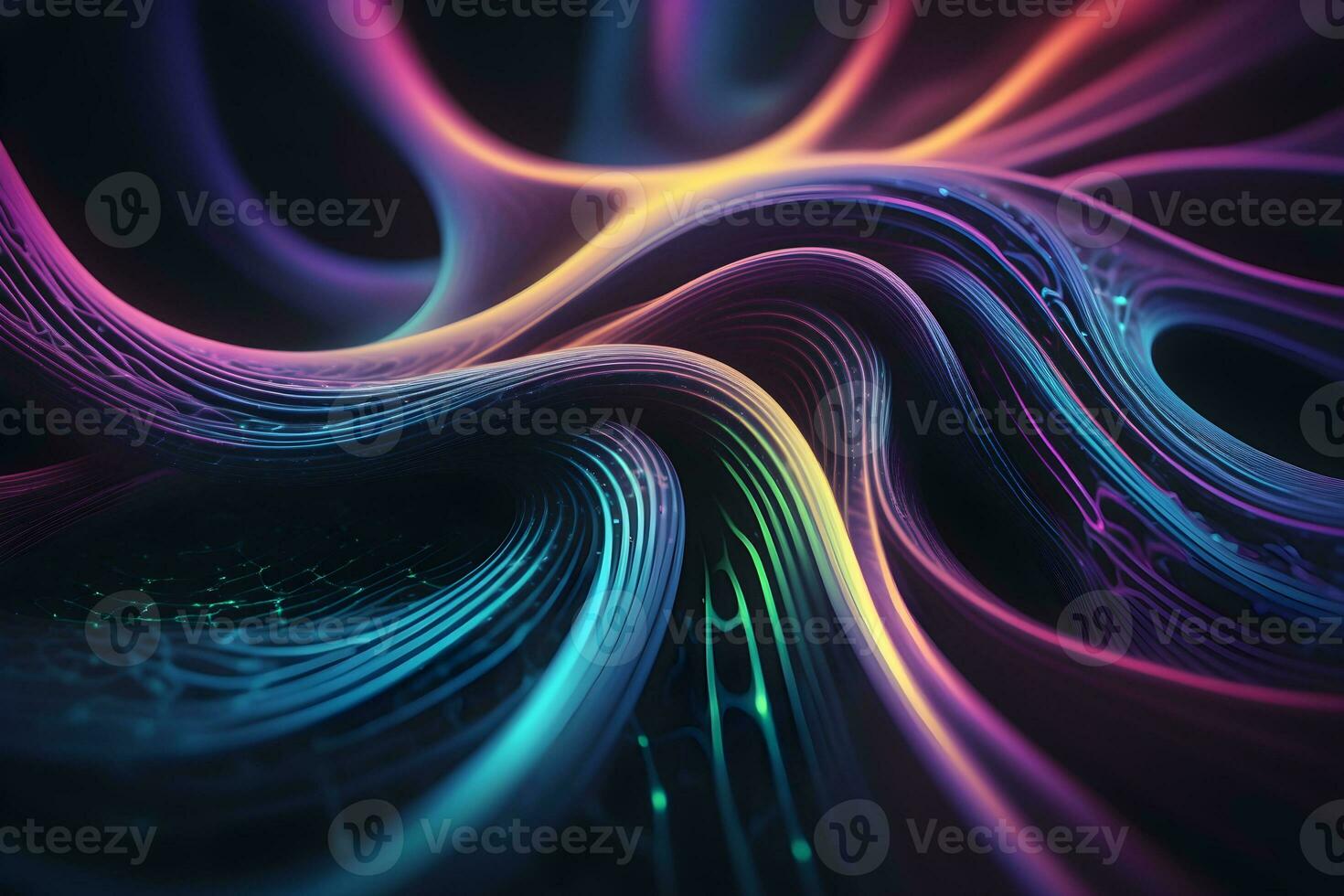 Neural Pattern Technology Background Ai Generative photo