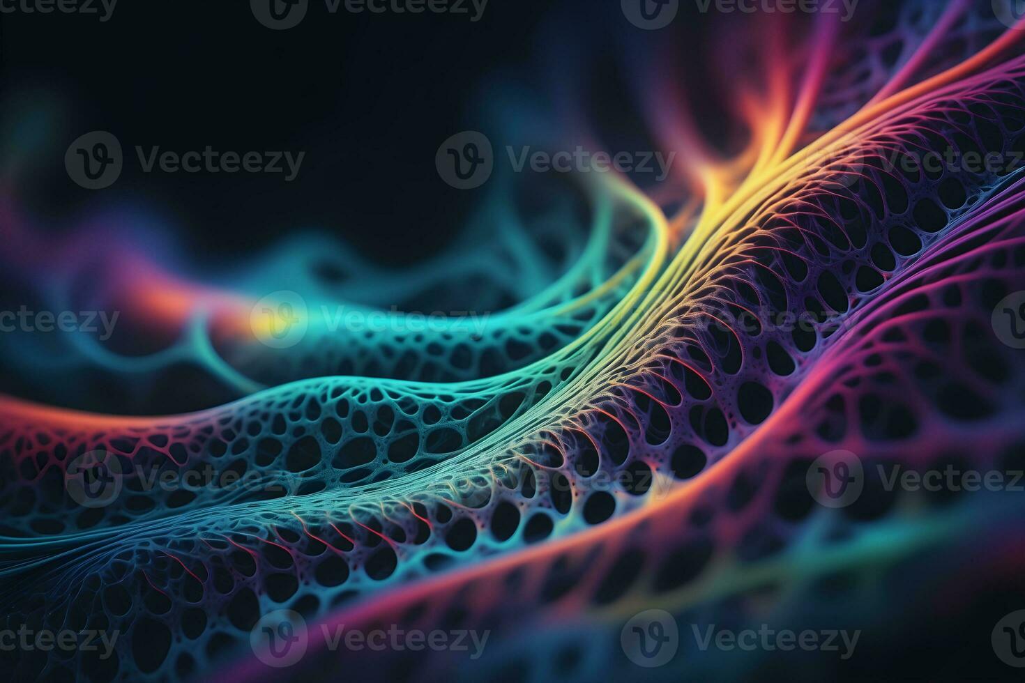 Neural Pattern Technology Background Ai Generative photo