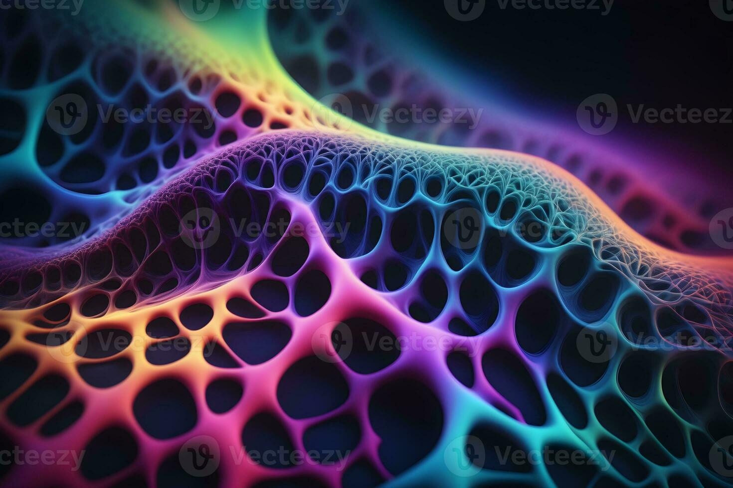 Neural Pattern Technology Background Ai Generative photo