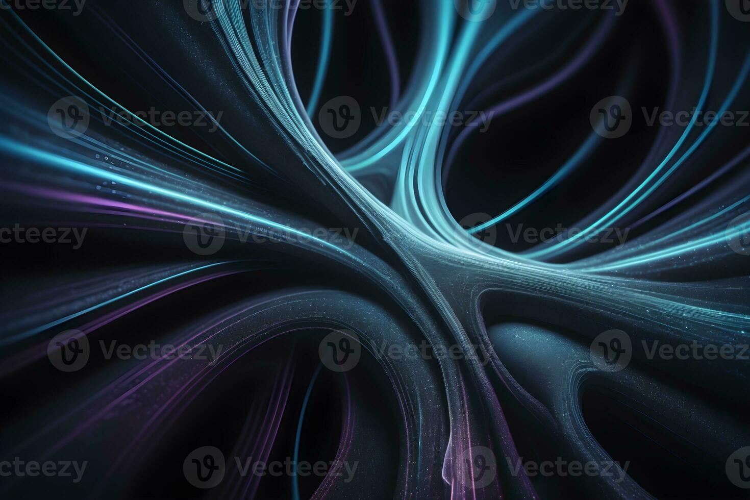 Monochromatic Neural Pattern Technology Background Ai Generative photo