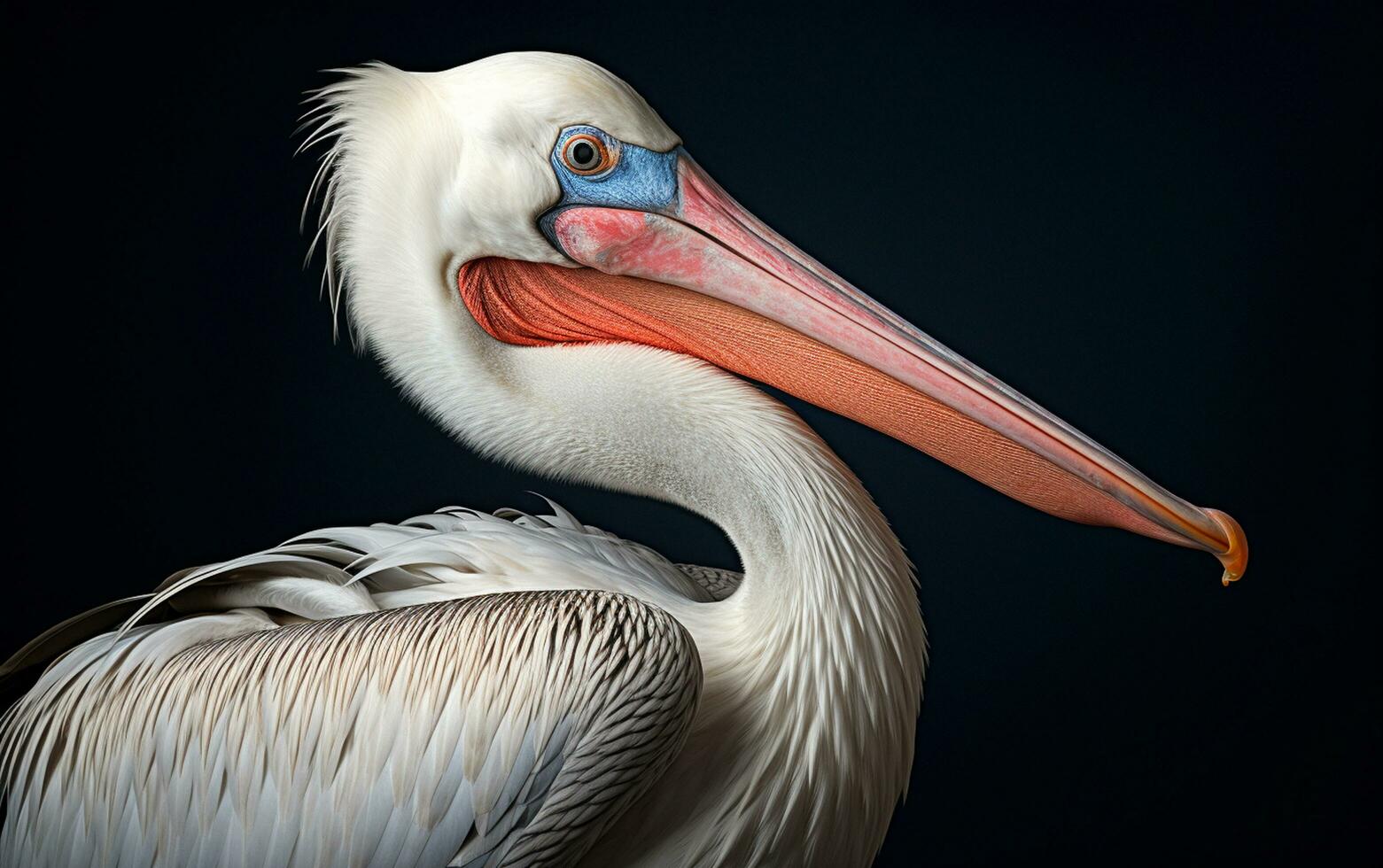 AI Generative Pelican bird Natural illustration photography photo