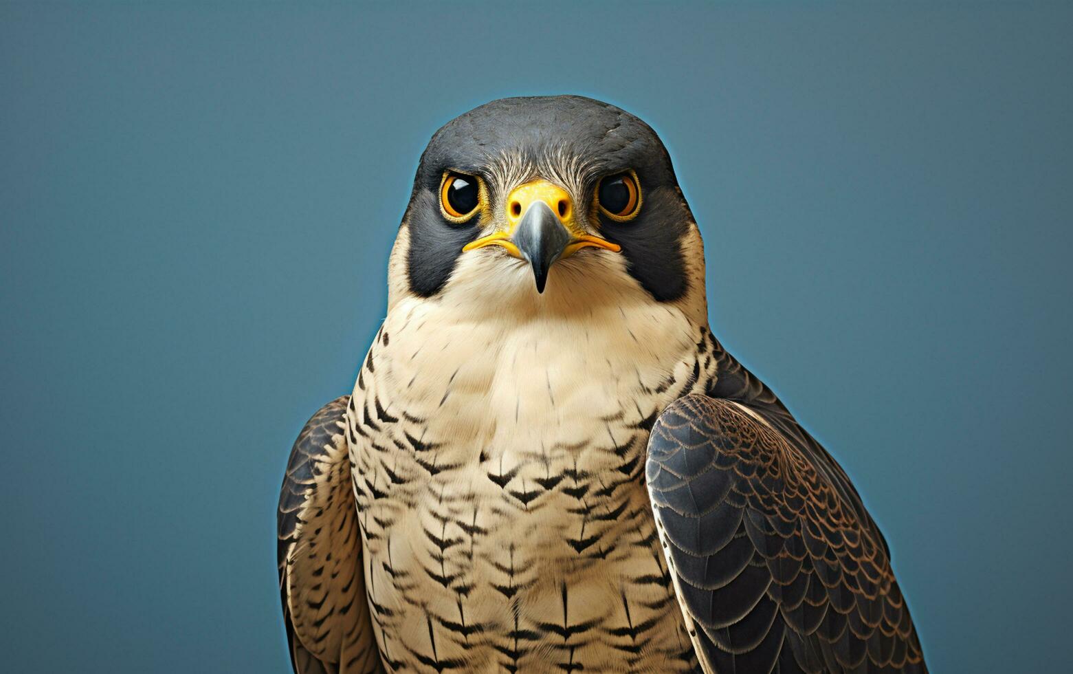 AI Generative Peregrine Falcon bird illustration photography photo