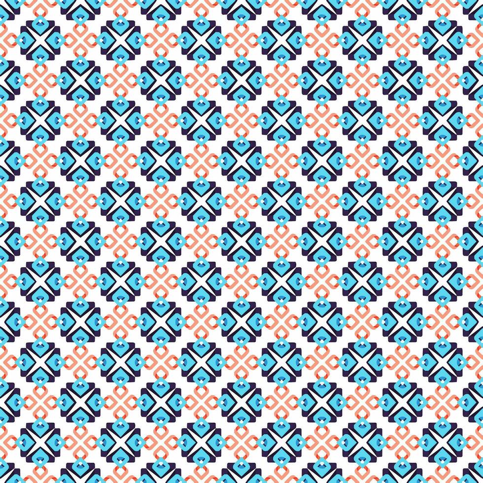 Multi color seamless abstract pattern. Background and backdrop. Multi Colored. Colorful ornamental design. Colored mosaic ornaments. Vector graphic illustration.