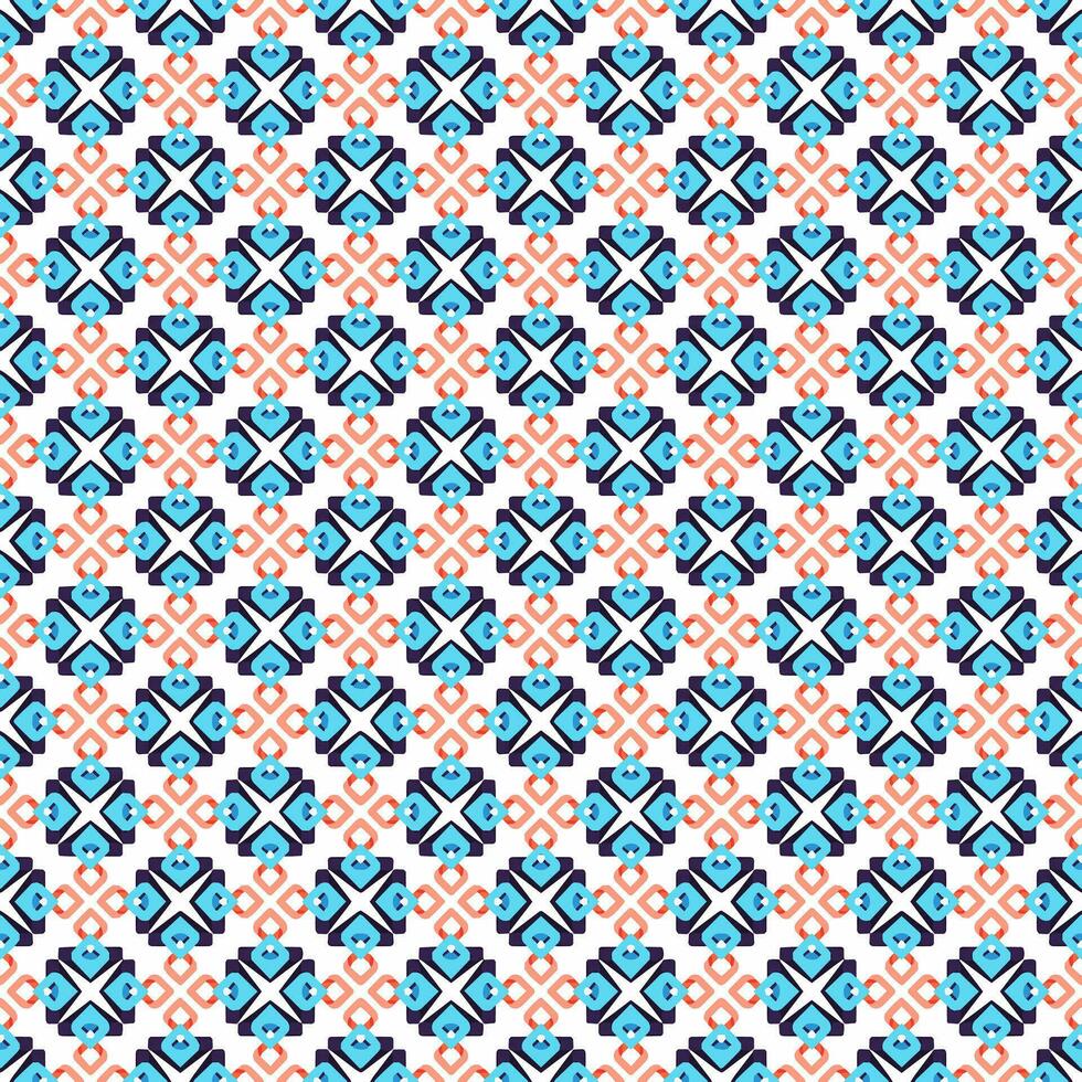 Multi color seamless abstract pattern. Background and backdrop. Multi Colored. Colorful ornamental design. Colored mosaic ornaments. Vector graphic illustration.