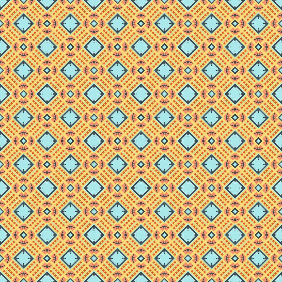 Multi color seamless abstract pattern. Background and backdrop. Multi Colored. Colorful ornamental design. Colored mosaic ornaments. Vector graphic illustration.