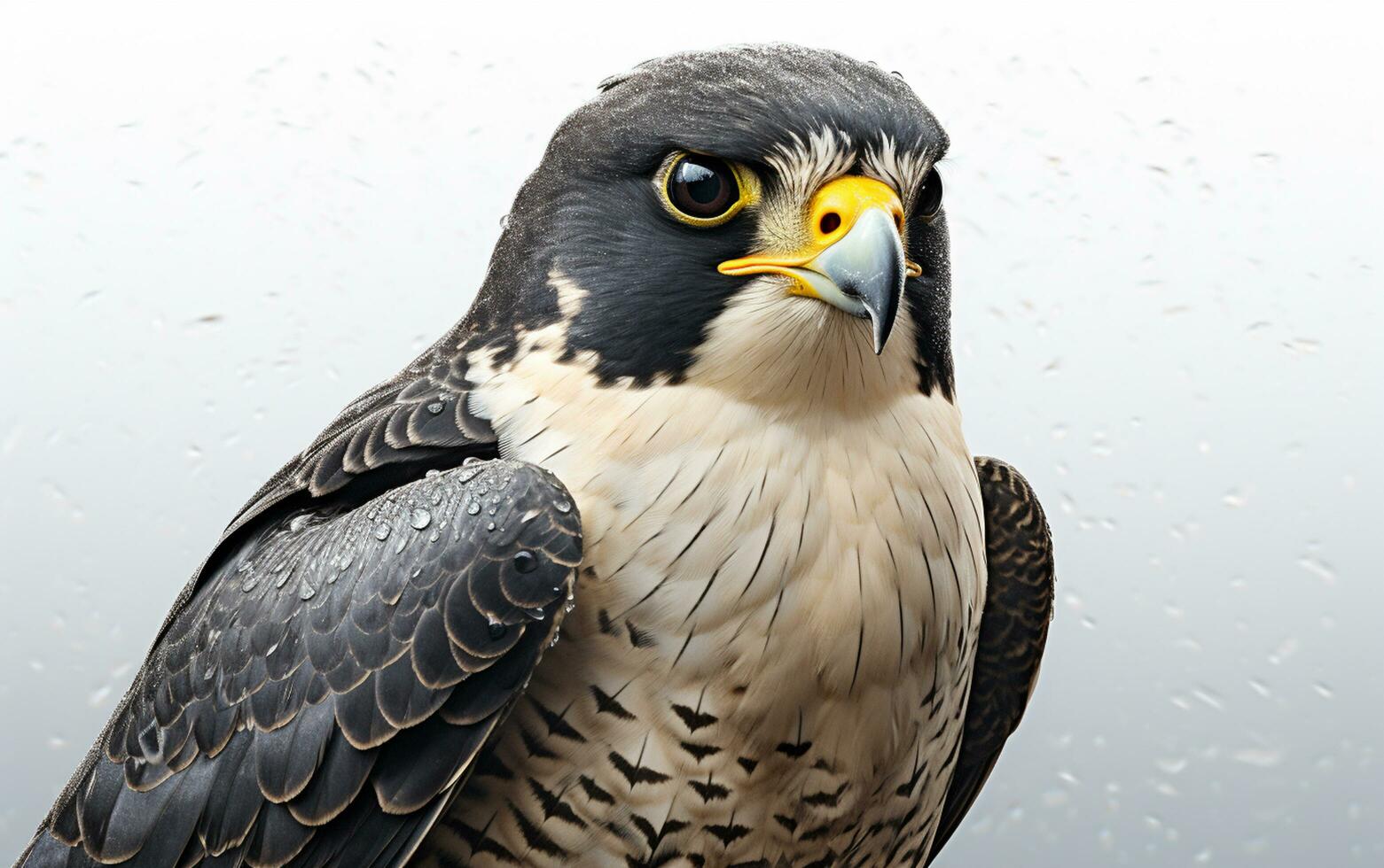 AI Generative Peregrine Falcon bird illustration photography photo