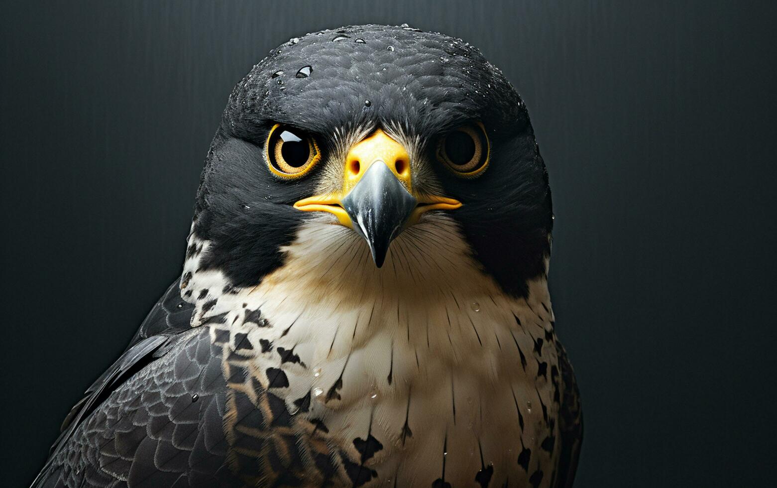 ai generativo halcón peregrino halcón pájaro ilustración fotografía foto