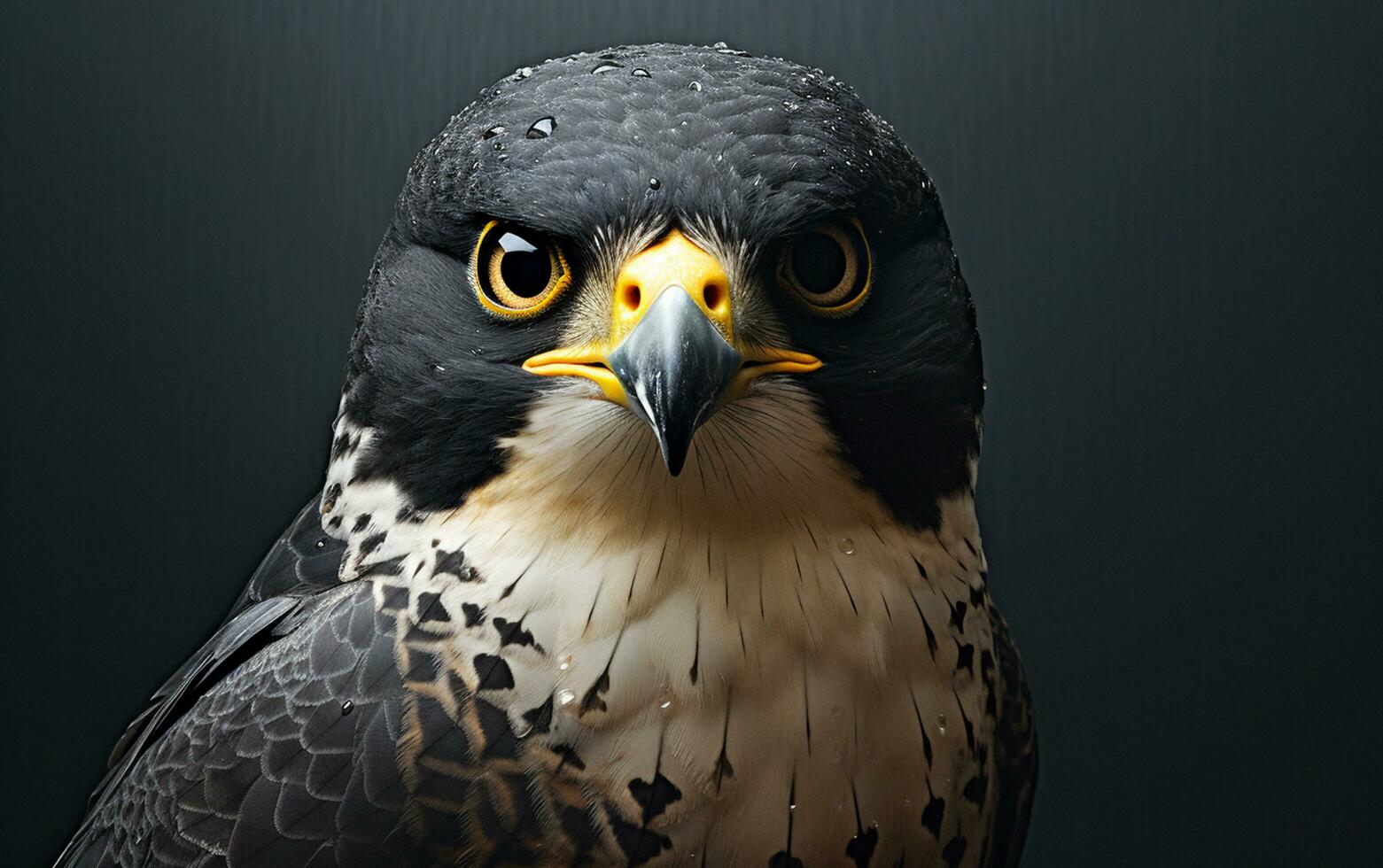 AI Generative Peregrine Falcon bird illustration photography photo