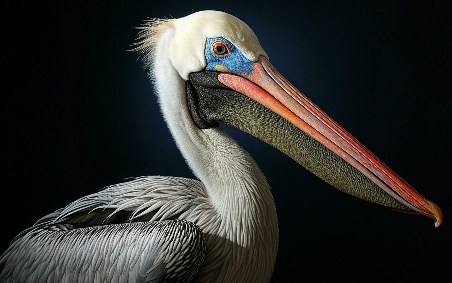 AI Generative Pelican bird Natural illustration photography photo