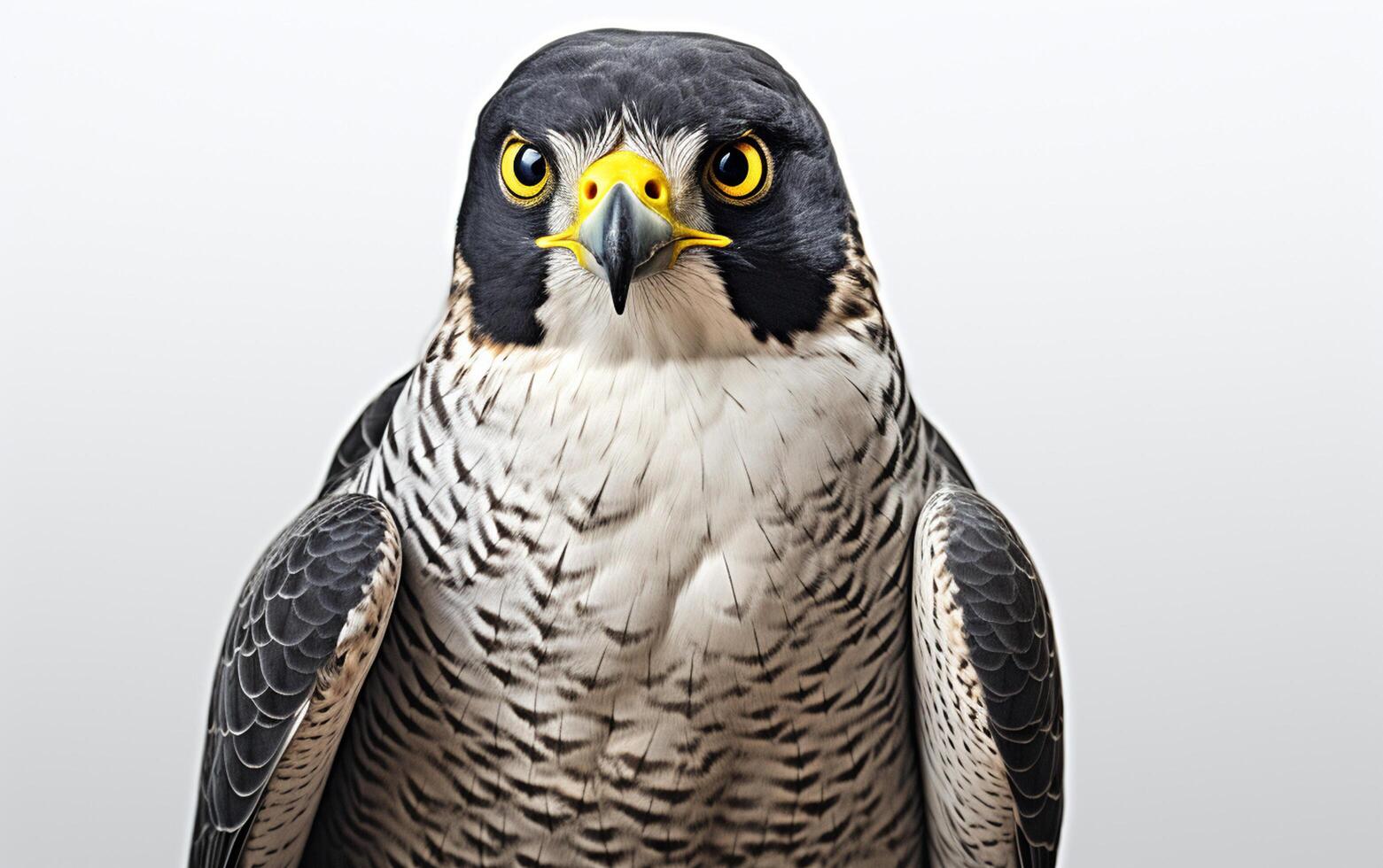 AI Generative Peregrine Falcon bird illustration photography photo