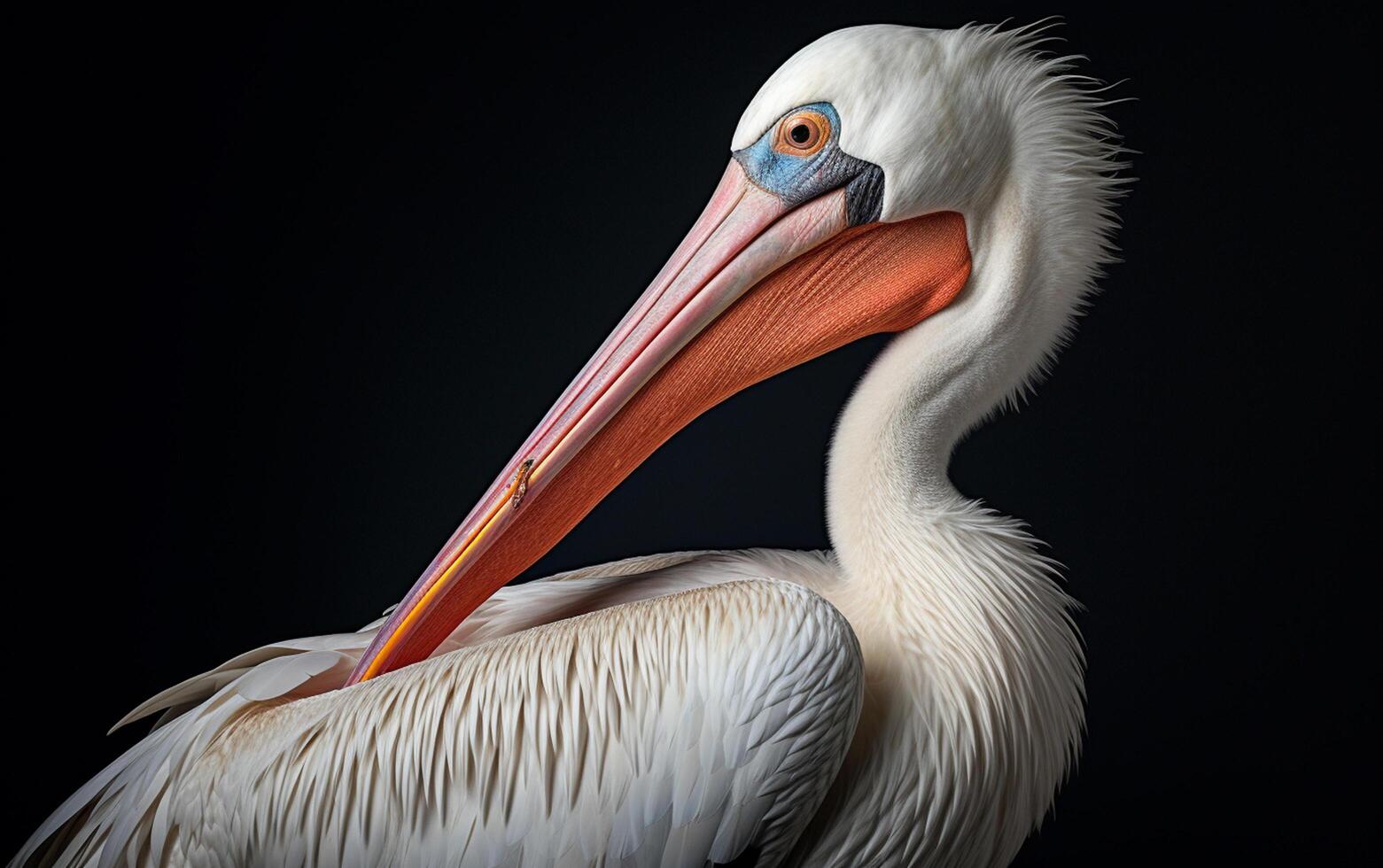 AI Generative Pelican bird Natural illustration photography photo