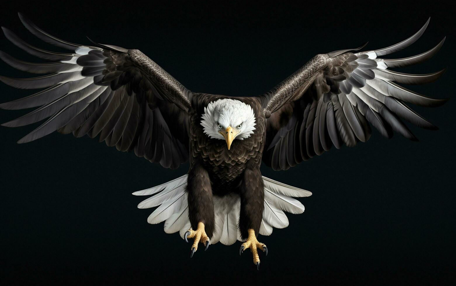 AI Generative Bald Eagle bird photography photo