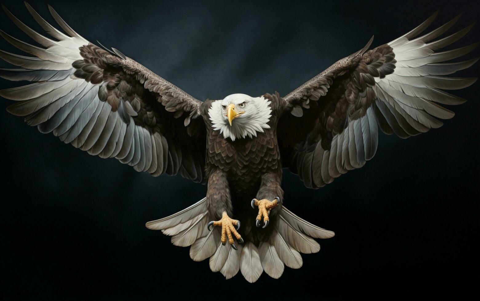 AI Generative Bald Eagle bird photography photo