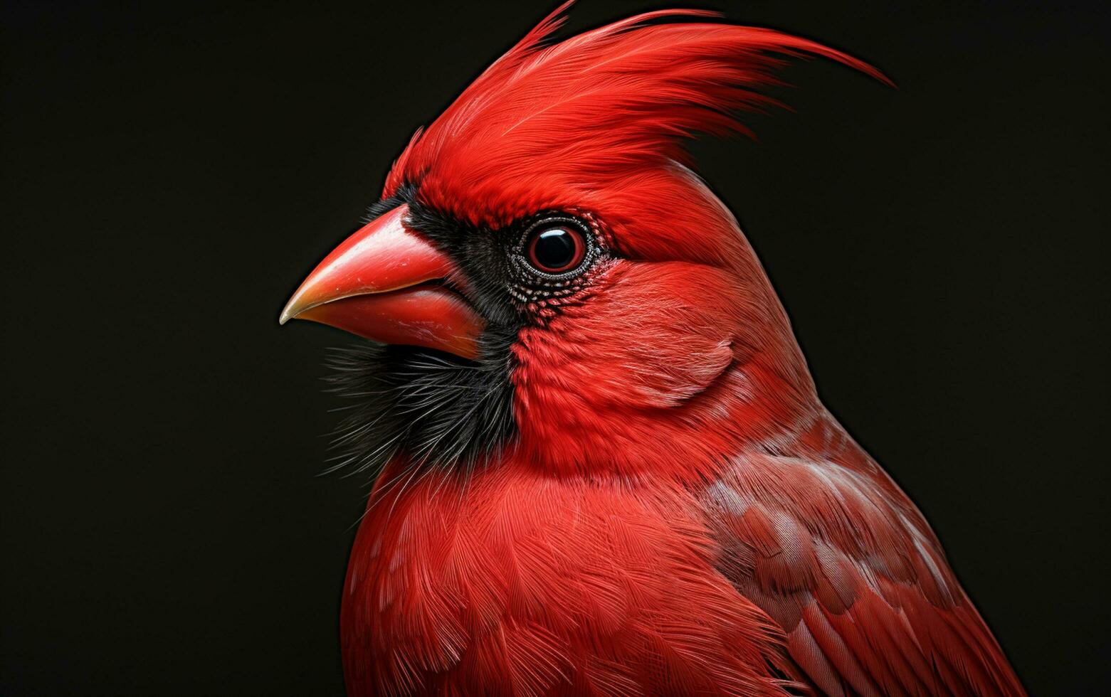 AI Generative Cardinal bird Natural animal photograph photo