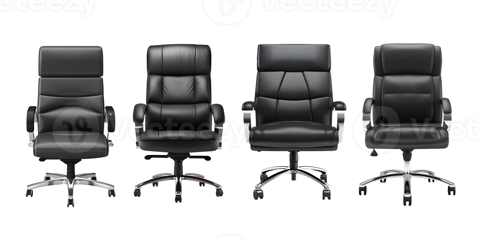 Black office chair PNG Collection