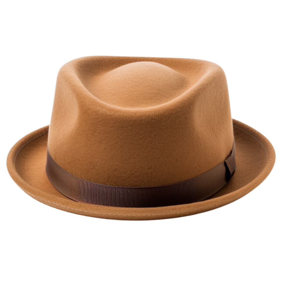 AI generated Fedora hat for man clip art png
