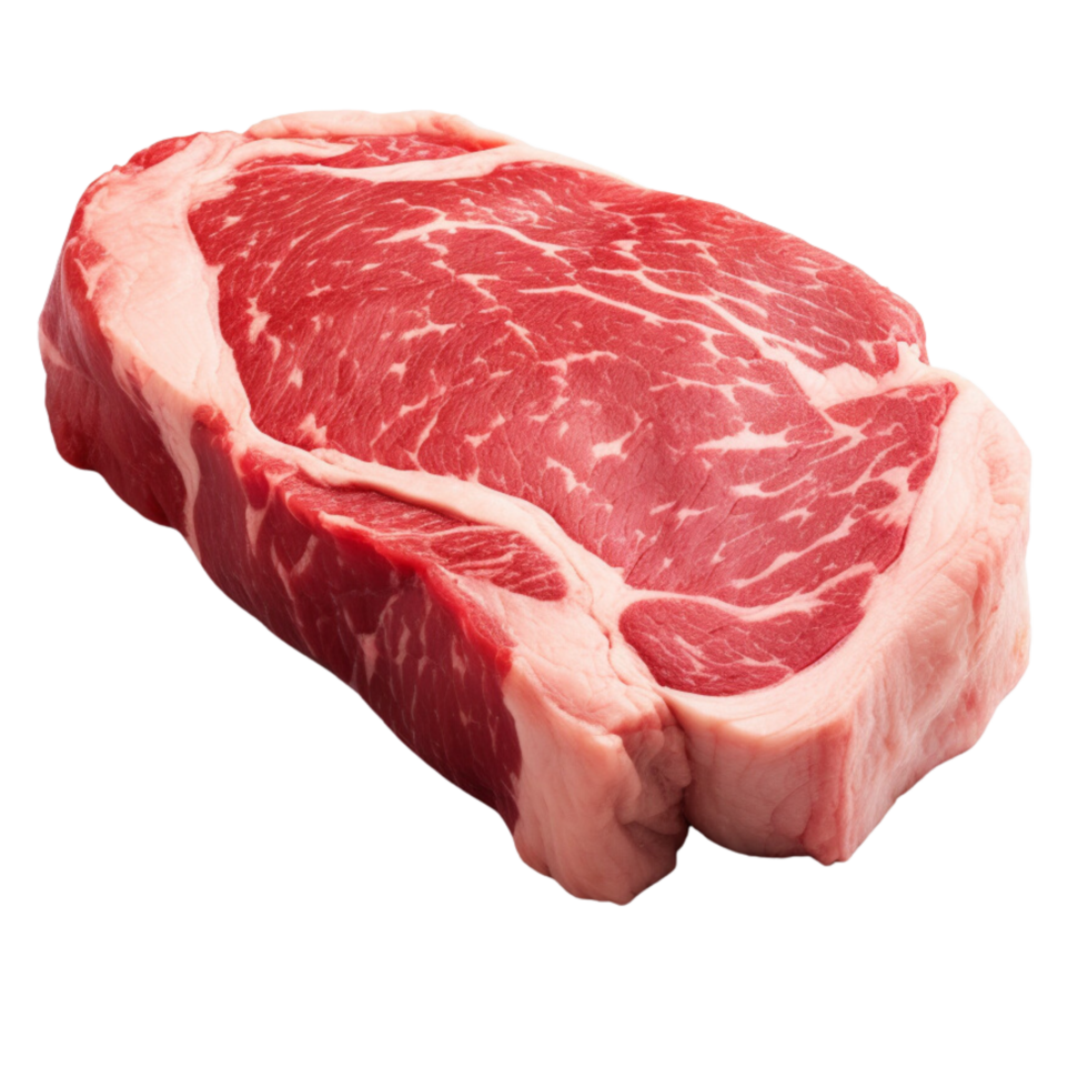 AI generated Raw beef stake clip art png