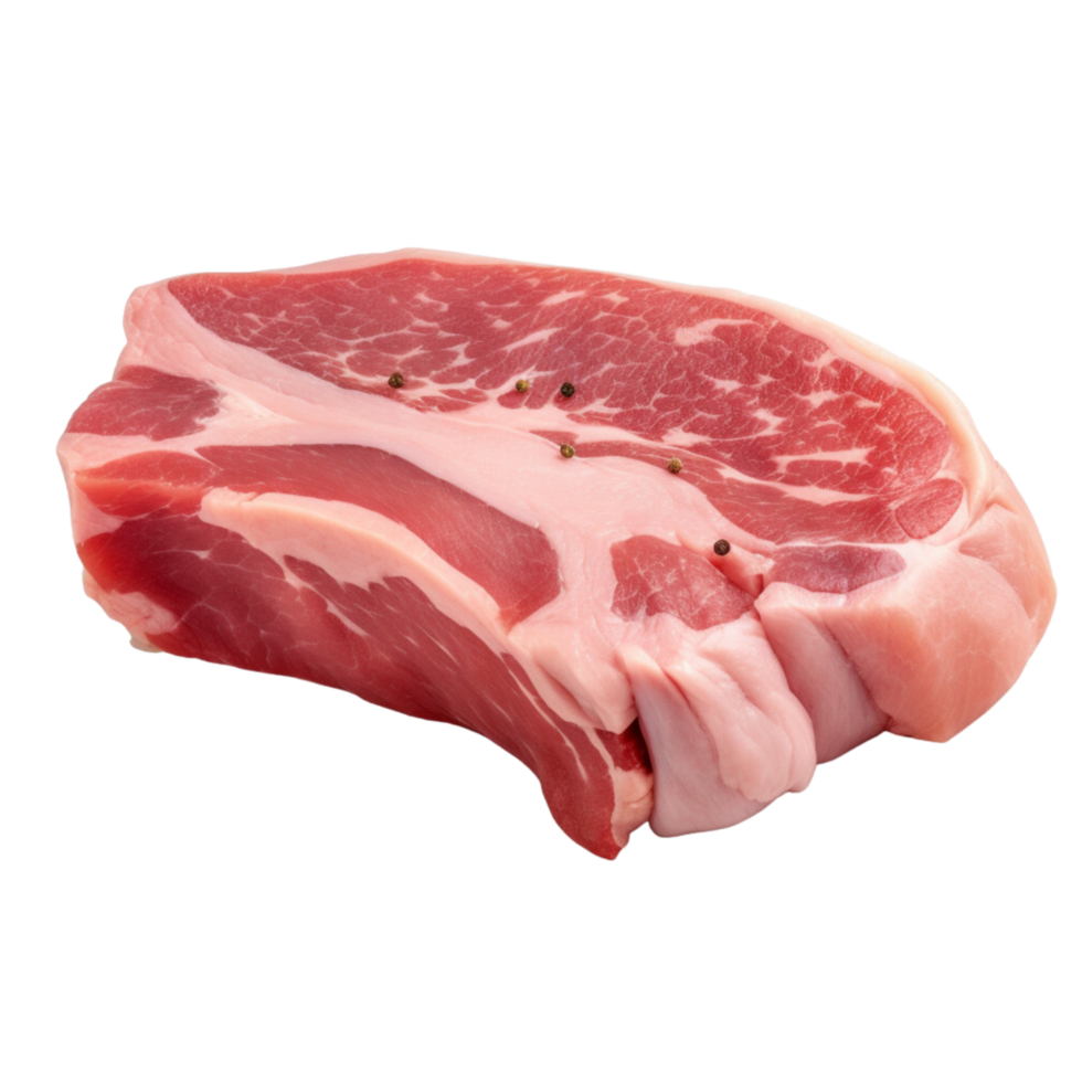 AI generated Raw beef stake clip art png
