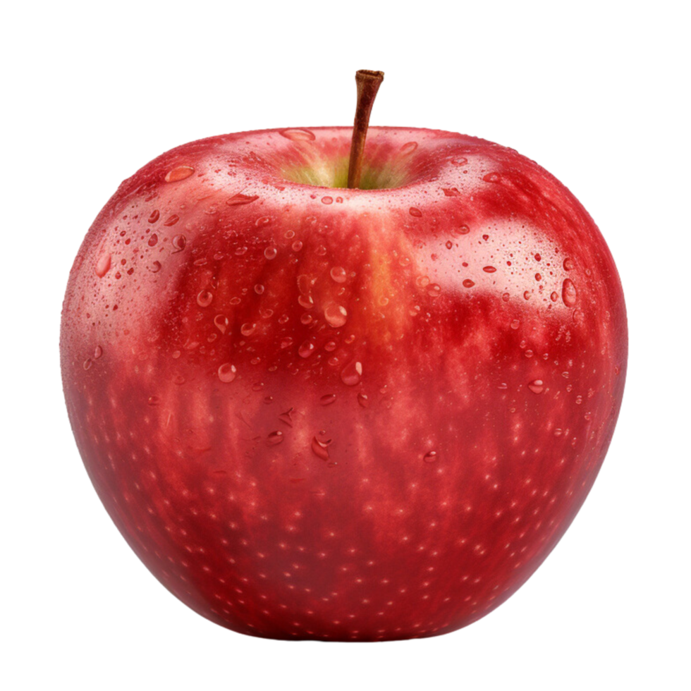 AI generated Red apple clip art png
