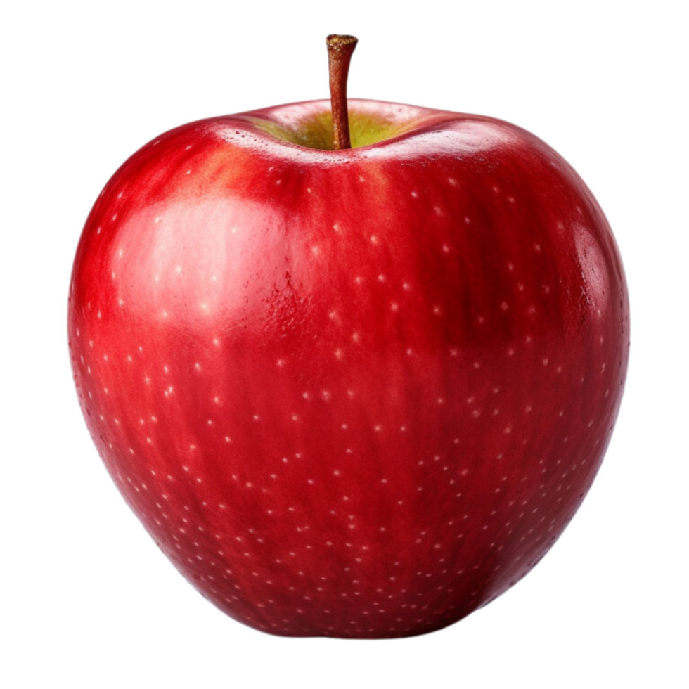 AI generated Red apple clip art png