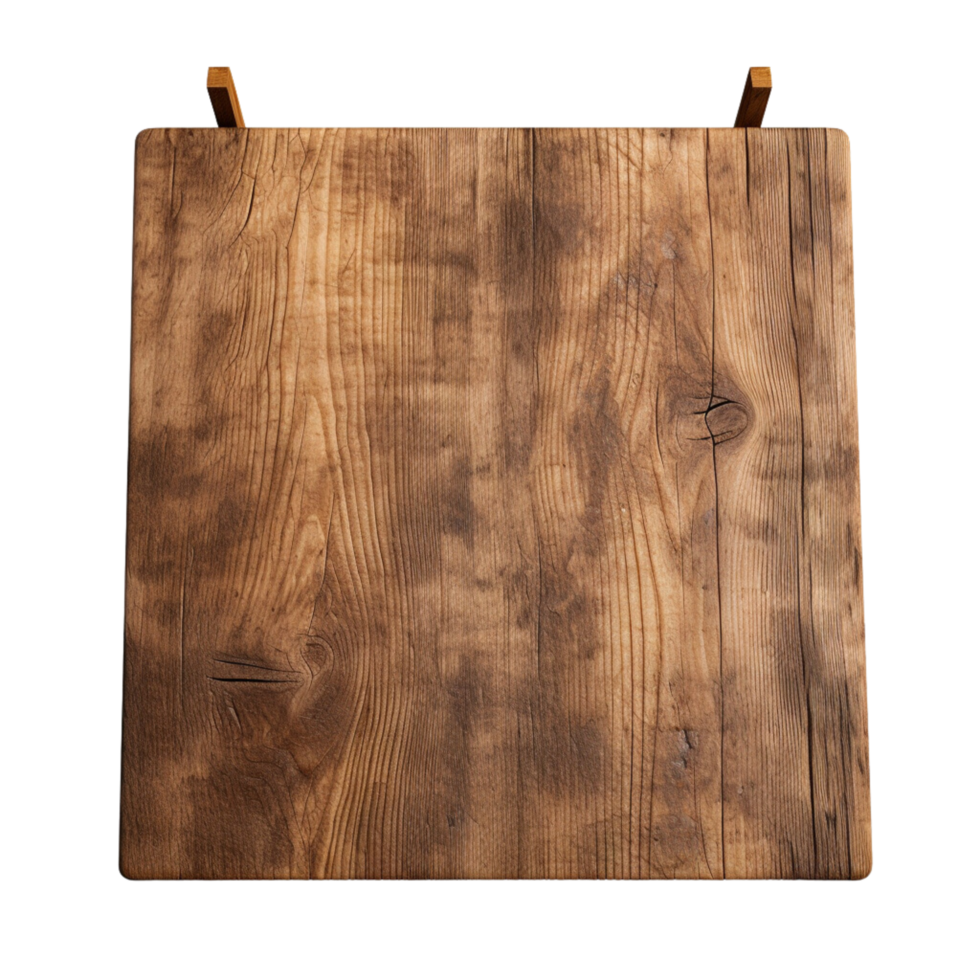AI generated Wooden board clip art png