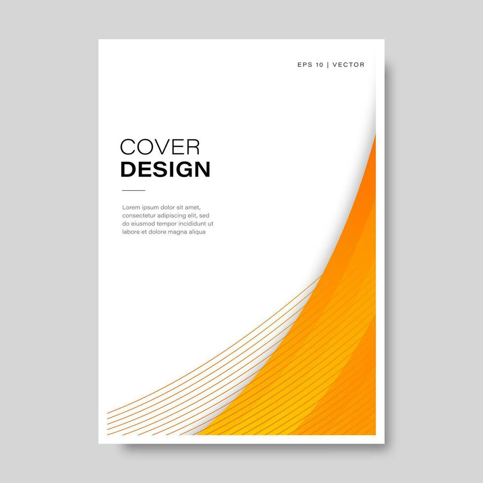 libro cubrir folleto modelo diseños vector ilustración.